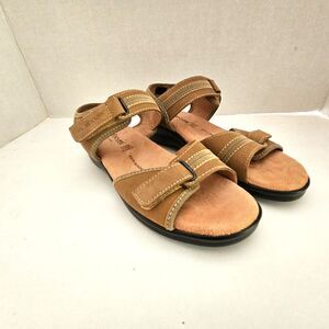 Flexus by Spring Step Vera Pelle Sandals Womens 38 US 7.5-8 Anatomic Anti Shock
